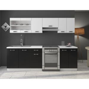 Kuhinjski set VL5 Bijela + crna