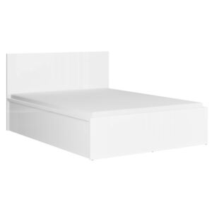 Krevet E146 140 x 200 cm, Boja: Sjajni bijeli