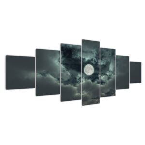 Slika - mjesec i oblaci (210x100cm) (F000659F210100)
