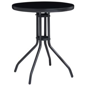 VidaXL Vrtni stol antracit i crni 60 cm od čelika i stakla