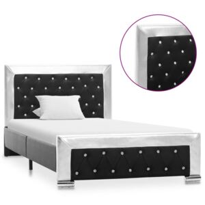 VidaXL Okvir za krevet od umjetne kože crni 100 x 200 cm
