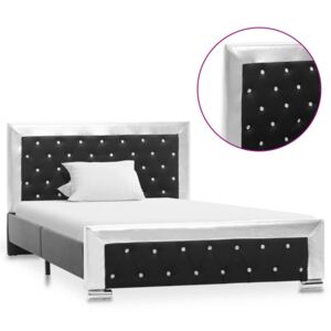 VidaXL Okvir za krevet od umjetne kože crni 120 x 200 cm