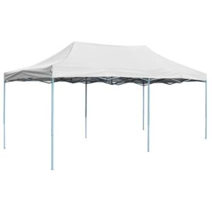 VidaXL Profesionalni sklopivi šator za zabave 3 x 6 m čelični bijeli