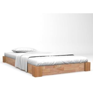 VidaXL Okvir za krevet od masivne hrastovine 120 x 200 cm