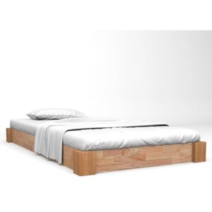 VidaXL Okvir za krevet od masivne hrastovine 90 x 200 cm
