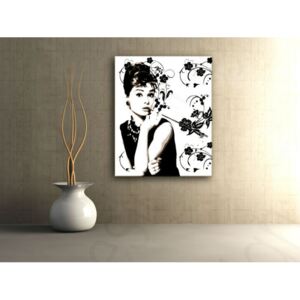Ručno slikane slike na platnu na platnu POP Art Audrey Hepburn 80x100 cm ()