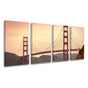 Slike na platnu 4-delne GRADOVI - SAN FRANCISCO ME116E41