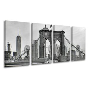 Slike na platnu 4-delne GRADOVI - NEW YORK ME114E41 (moderne)