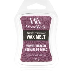 Woodwick Velvet Tobacco vosak za aroma lampu 22,7 g