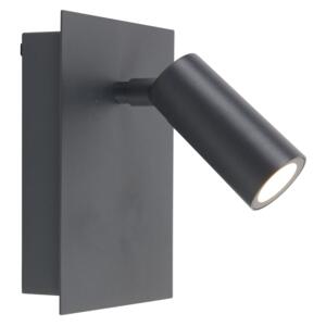 Moderna vanjska zidna svjetiljka siva IP54 s LED - Simon