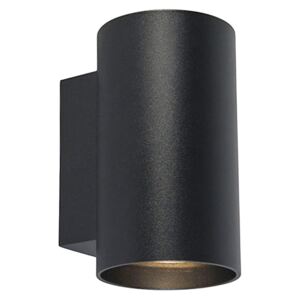 Zidna svjetiljka pametnog dizajna crna sa WiFi GU10 - Sandy