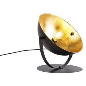 Industrijska stolna svjetiljka crna sa zlatom podesiva 39,2 cm - Magnax