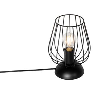 Moderna stolna lampa crna - Palica