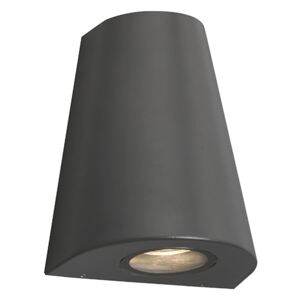 Moderna zidna svjetiljka tamno siva IP44 - Sanjiva