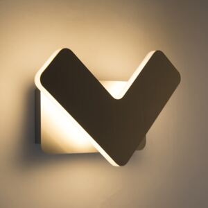 Moderna zidna svjetiljka LED čelik - Provjeri