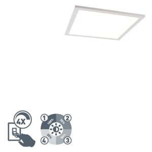 Stropna svjetiljka bijela 40 cm, uključujući LED u 4 koraka, zatamnjiva - Liv