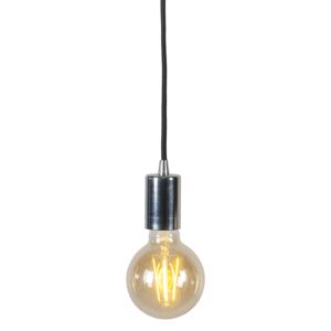 Moderna viseća svjetiljka krom - Objekt 1
