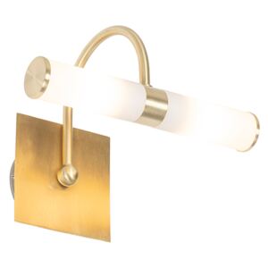 Klasična zidna svjetiljka zlatna IP44 2-svjetlo - Bath Arc