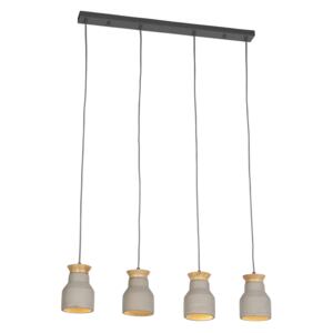 Betonska industrijska viseća svjetiljka - Hormigo pehar 4