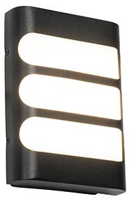 Vanjska zidna svjetiljka crna, uključujući LED sa senzorom svjetla / tame - Gaev