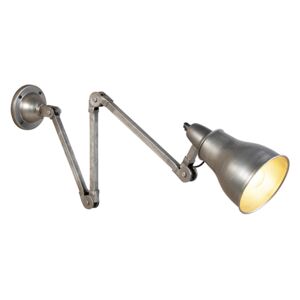 Industrijska zidna svjetiljka siva podesiva - Mersey