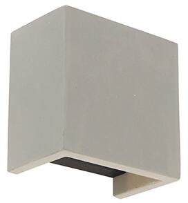 Industrijska zidna svjetiljka beton - Meave