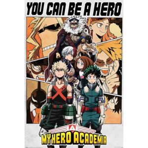 My Hero Academia - Be a Hero Poster, (61 x 91,5 cm)
