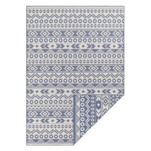 Plavo-bijeli vanjski tepih Ragami Roma, 80 x 150 cm