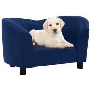 VidaXL Sofa za pse plava 67 x 41 x 39 cm od umjetne kože