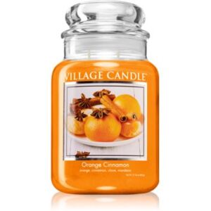 Village Candle Orange Cinnamon mirisna svijeća (Glass Lid) 602 g