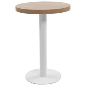 VidaXL Bistro stol svjetlosmeđi 60 cm MDF