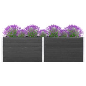 VidaXL Vrtna posuda za sadnju 300 x 50 x 91 cm WPC siva