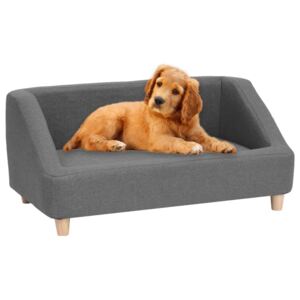 VidaXL Sofa za pse siva 85 x 50 x 39 cm od platna