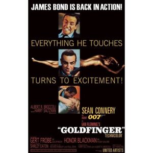 Poster JAMES BOND 007 – goldfinfer-excitement, (61 x 91,5 cm)