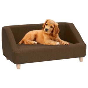 VidaXL Sofa za pse smeđa 85 x 50 x 39 cm od platna