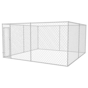 VidaXL Vanjski kavez za pse 4 x 4 x 2 m