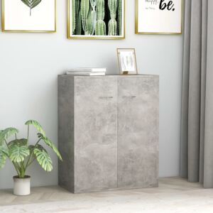 VidaXL Komoda siva boja betona 60 x 30 x 75 cm od iverice