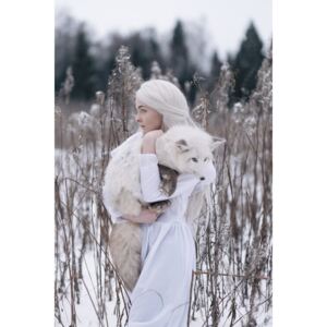 Umjetnička fotografija Snow fox, Olga Barantseva