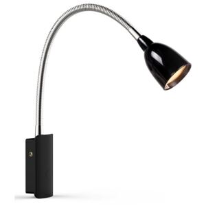 Markslöjd 105940 - LED Zidna svjetiljka TULIP LED/2,5W/230V crna