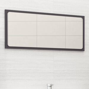 VidaXL Kupaonsko ogledalo sivo 80 x 1,5 x 37 cm od iverice