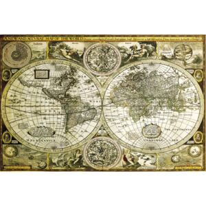 Svjetska karta - povijesna Poster, (91,5 x 61 cm)