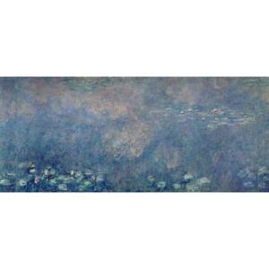 Claude Monet - Waterlilies: Two Weeping Willows, centre left section, c.1915-26 (oil on canvas) Reprodukcija umjetnosti