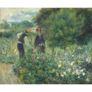 Pierre Auguste Renoir - Picking Flowers, 1875 Reprodukcija umjetnosti