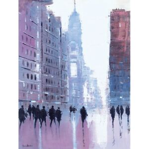 Jon Barker - Manhattan Reflections Slika na platnu, (30 x 40 cm)