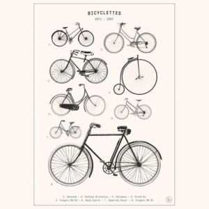 Bodart, Florent - Bicyclettes Reprodukcija umjetnosti