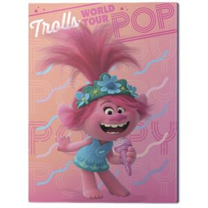 Trolls World Tour - Poppy Slika na platnu, (40 x 50 cm)