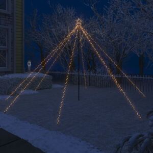 VidaXL Božićno drvce s padajućim LED svjetlima 576 LED žarulja 3,6 m