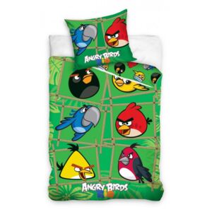 Posteljina Angry Birds Rio Bambvs 140/200