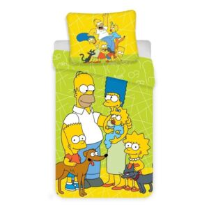 Posteljina Simpsons zelena 02 140/200, 70/90