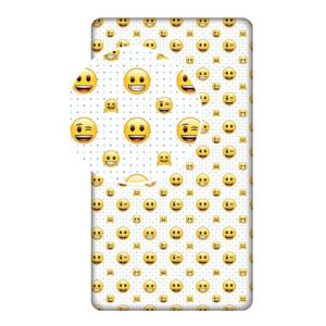 JERRY FABRICS list Emoji pamuk, 213 90/200 cm